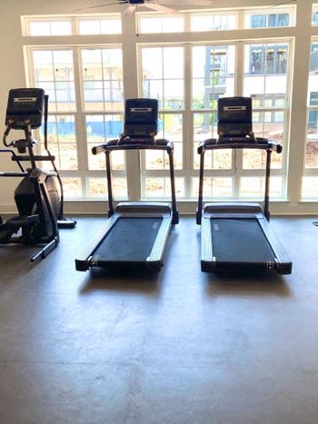 Treadmills and peleton bikes